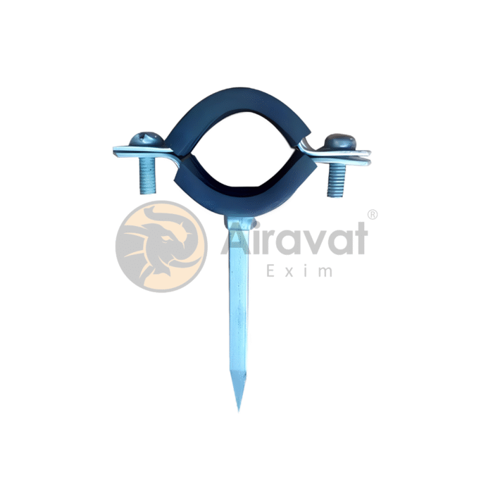 Nail clamp with rubber